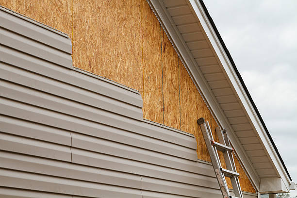 Professional Siding Contractor technician working in Clearwater, MN